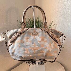 COACH Madison Shantung Chainlink Sophia Satchel A1126-17078